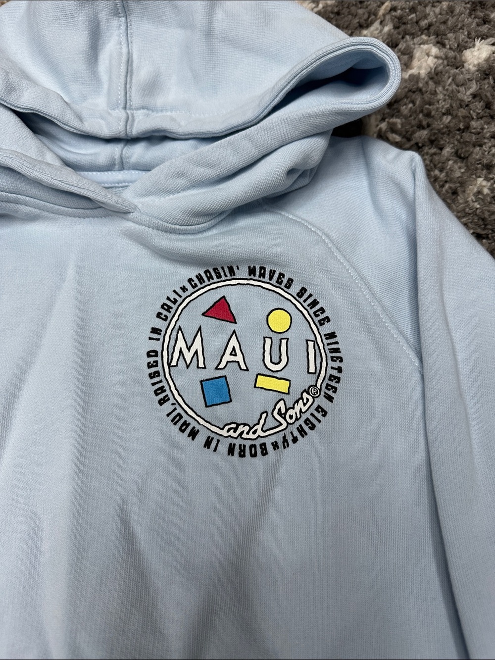 Zara x MAUI and Sons Cropped Hoodie Kid’s sz. 8-9 - Picture 2 of 7